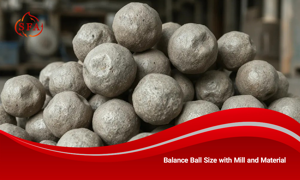 Balance Ball Size with Mill and Material