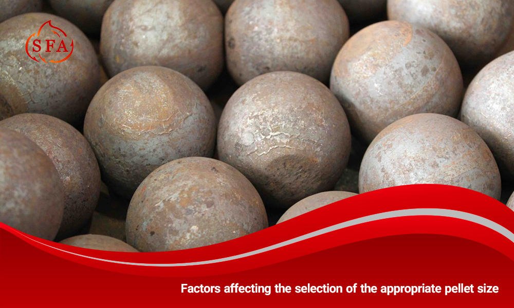 Factors affecting the selection of the appropriate pellet size