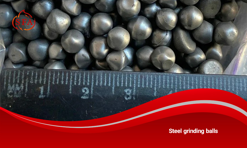Steel grinding balls